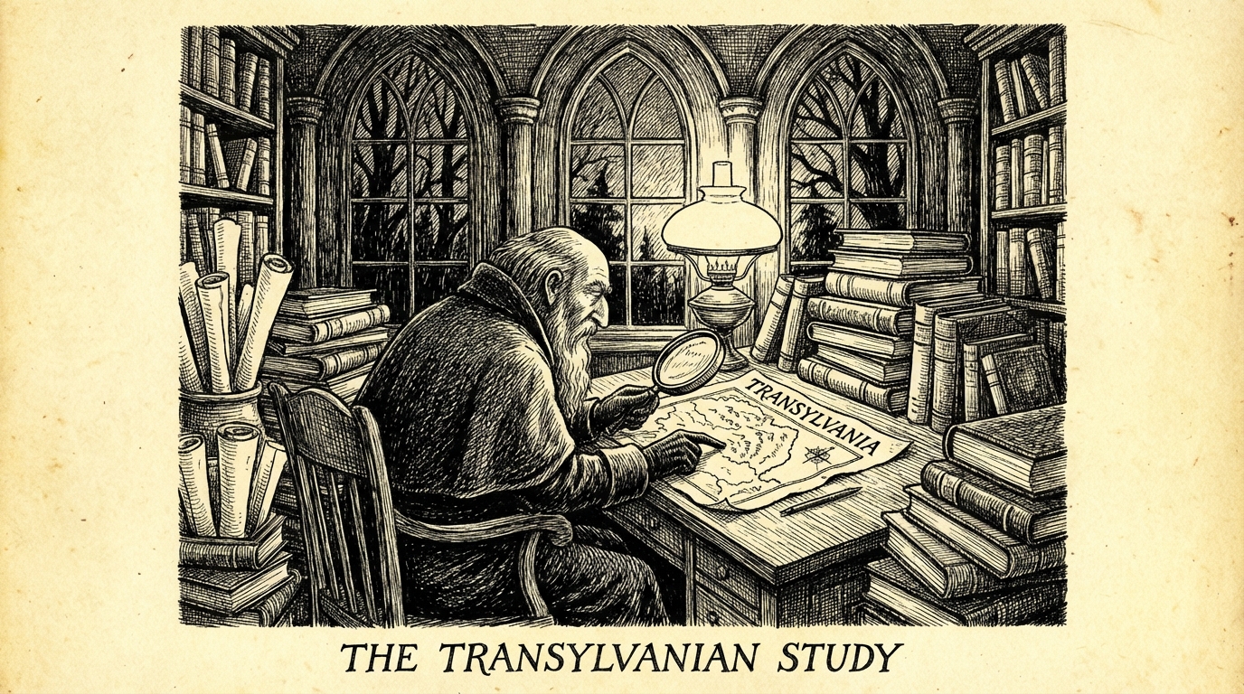 A man researching at a desk in the British Museum library